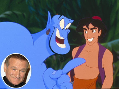 Robin Williams, Genie, Aladdin